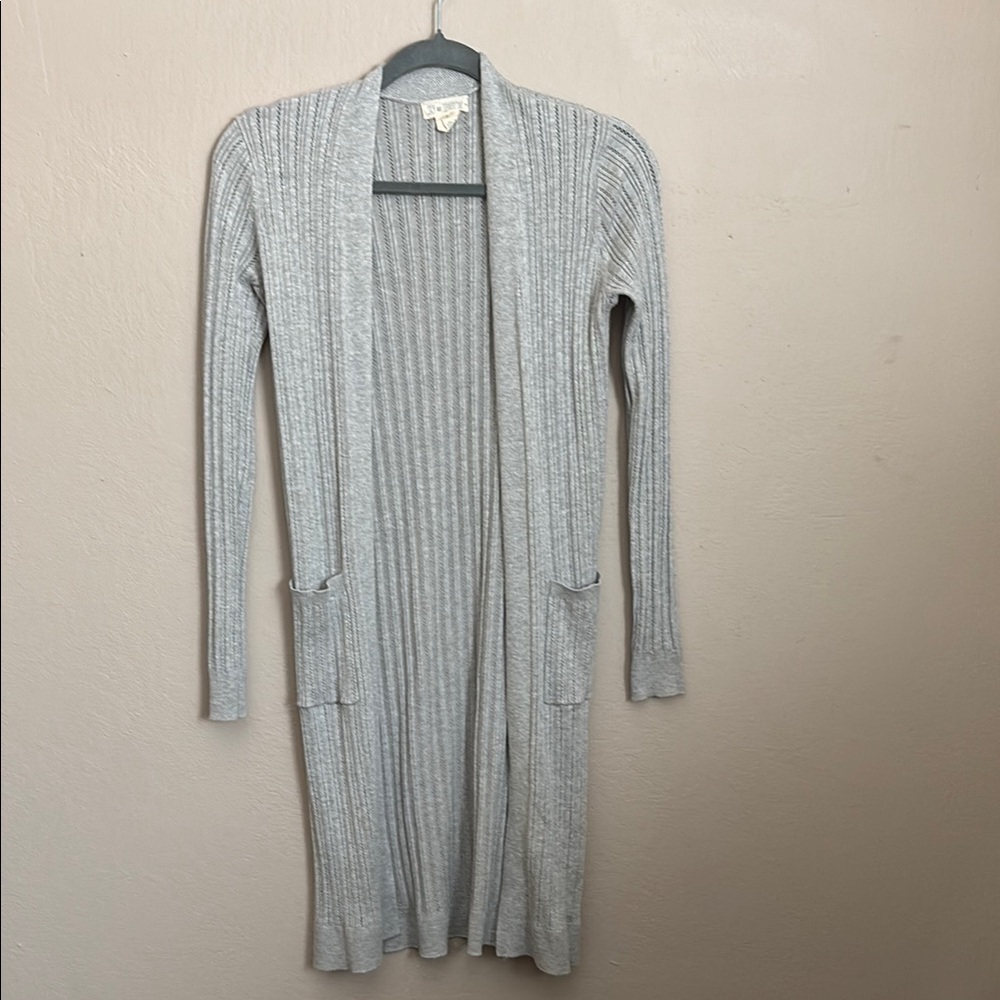 Sky and Sparrow Tan Knit Cardigan size small